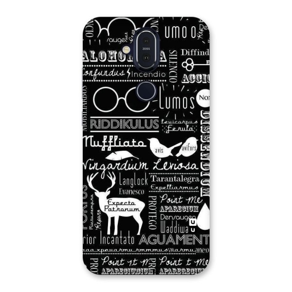 Deer Key Spell Back Case for Nokia 8.1