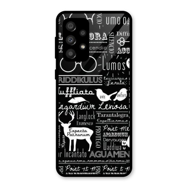 Deer Key Spell Glass Back Case for Galaxy A32