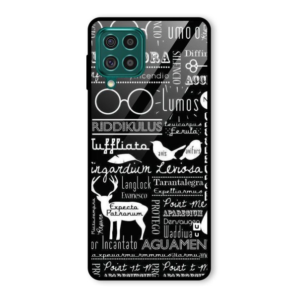 Deer Key Spell Glass Back Case for Galaxy F62