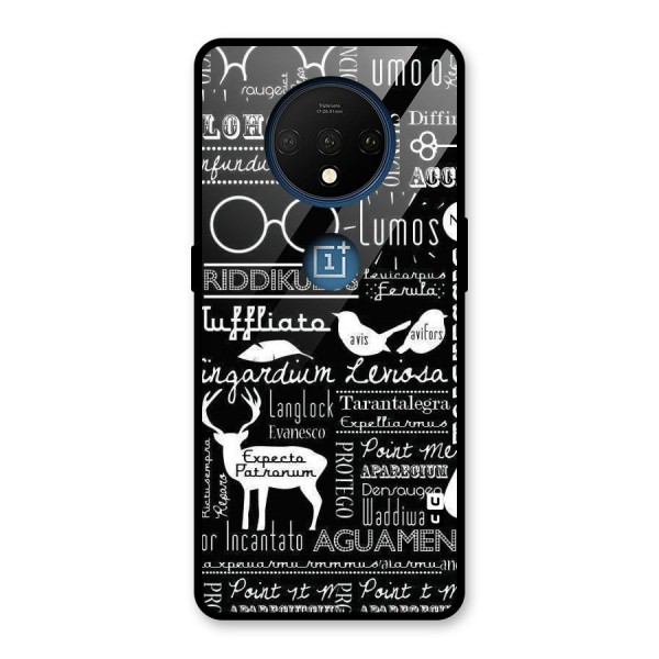 Deer Key Spell Glass Back Case for OnePlus 7T