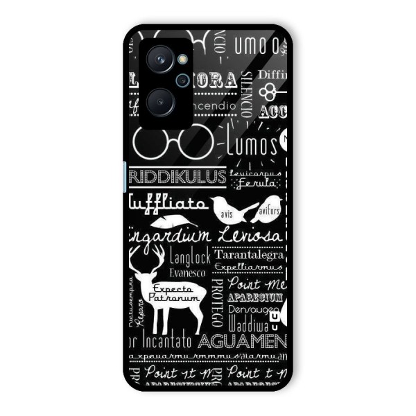 Deer Key Spell Glass Back Case for Realme 9i