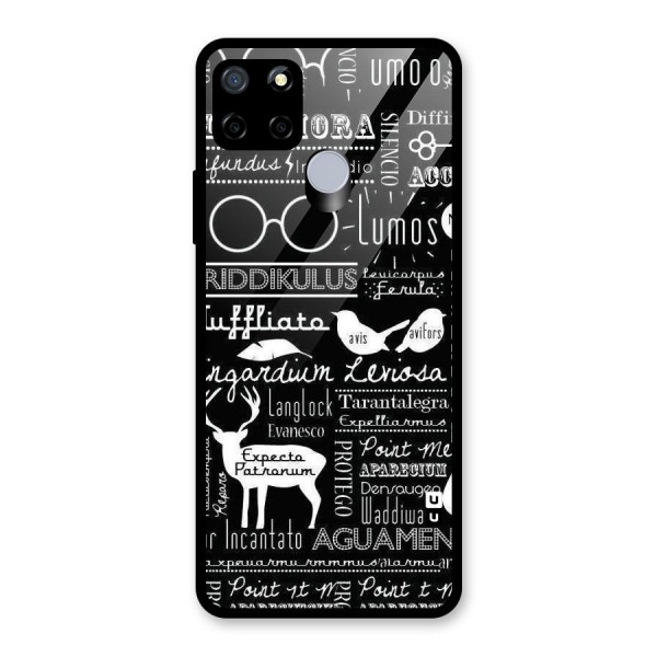 Deer Key Spell Glass Back Case for Realme C15