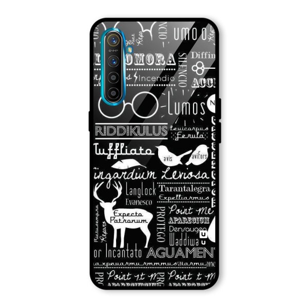 Deer Key Spell Glass Back Case for Realme XT