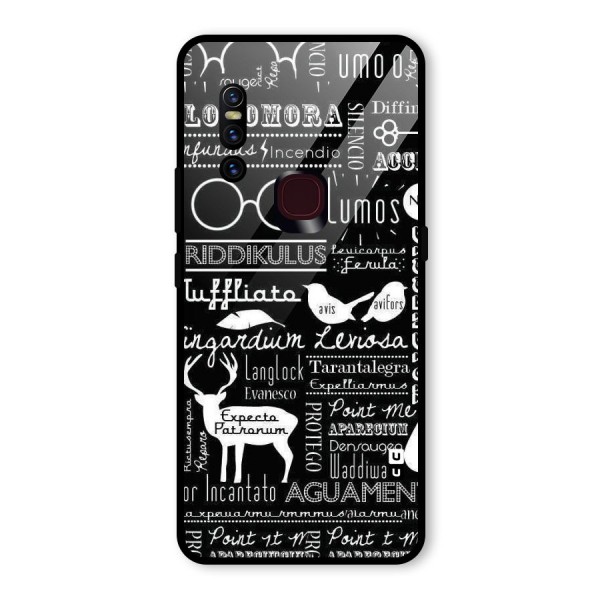 Deer Key Spell Glass Back Case for Vivo V15