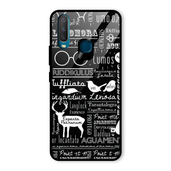 Deer Key Spell Glass Back Case for Vivo Y12