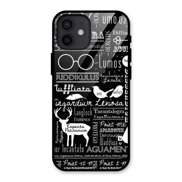 Deer Key Spell Glass Back Case for iPhone 12