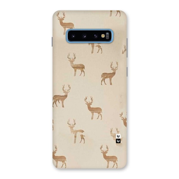 Deer Pattern Back Case for Galaxy S10 Plus