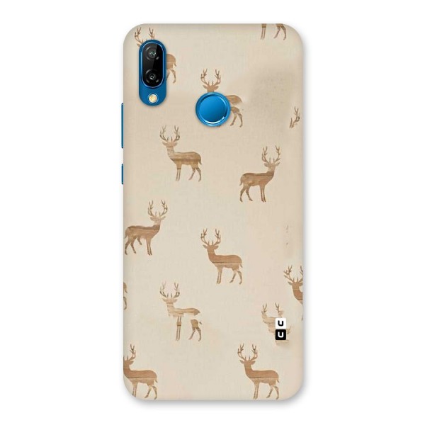 Deer Pattern Back Case for Huawei P20 Lite