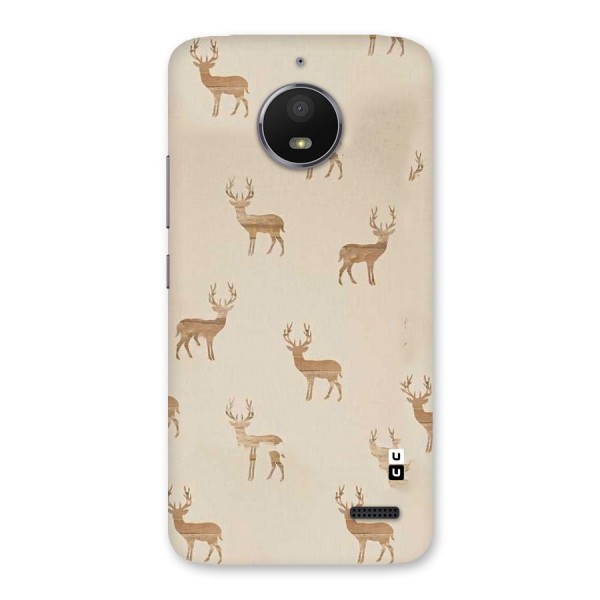 Deer Pattern Back Case for Moto E4