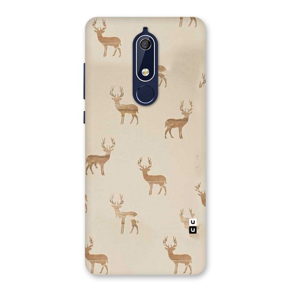 Deer Pattern Back Case for Nokia 5.1