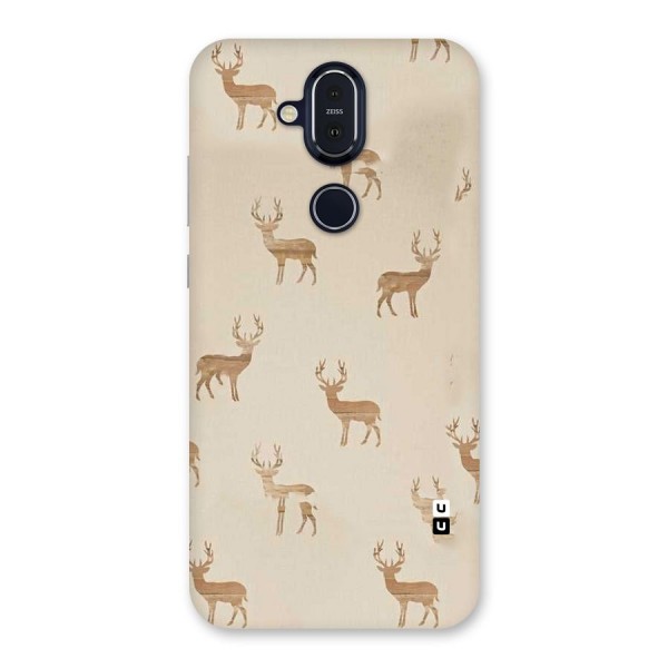 Deer Pattern Back Case for Nokia 8.1