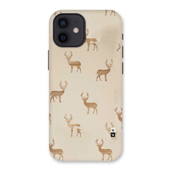 Deer Pattern Back Case for iPhone 12