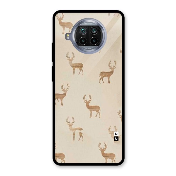 Deer Pattern Glass Back Case for Mi 10i