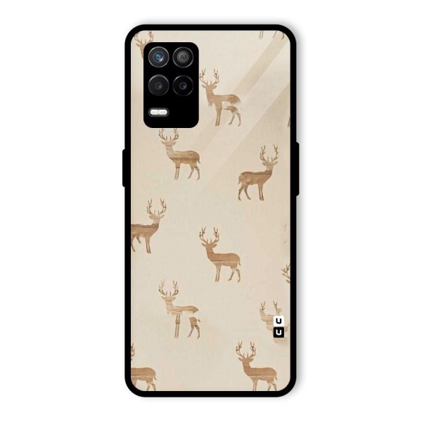 Deer Pattern Glass Back Case for Realme 9 5G