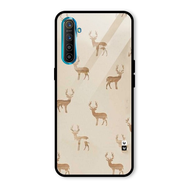 Deer Pattern Glass Back Case for Realme XT