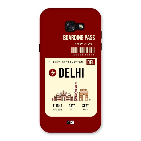 Delhi Boarding Pass Back Case for Galaxy A7 (2017)