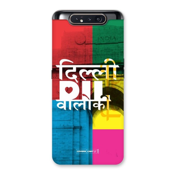 Delhi Citystyle Back Case for Galaxy A80