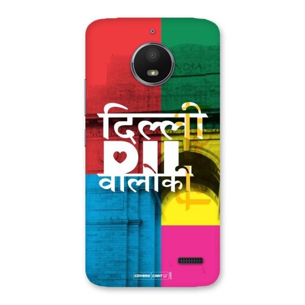 Delhi Citystyle Back Case for Moto E4