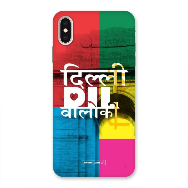 Delhi Citystyle Back Case for iPhone XS Max