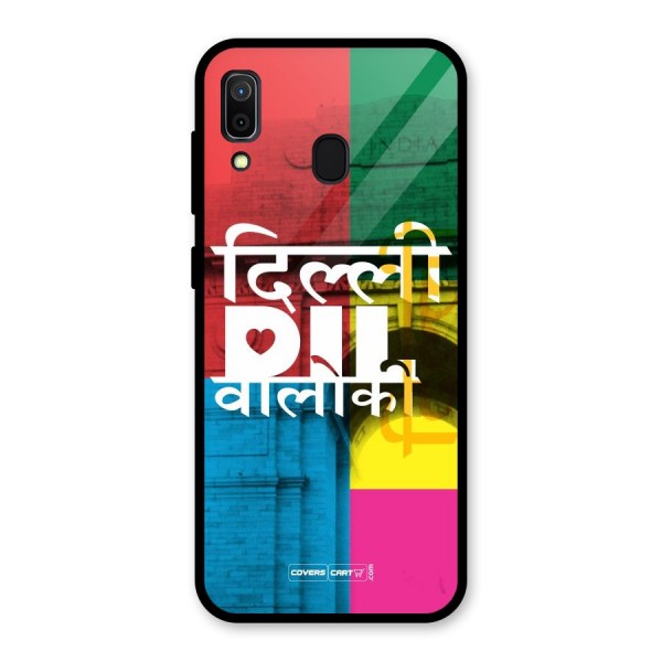 Delhi Citystyle Glass Back Case for Galaxy A30