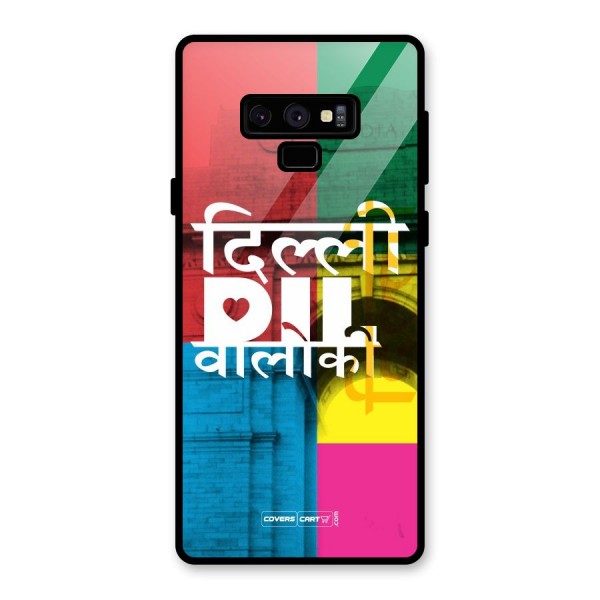 Delhi Citystyle Glass Back Case for Galaxy Note 9