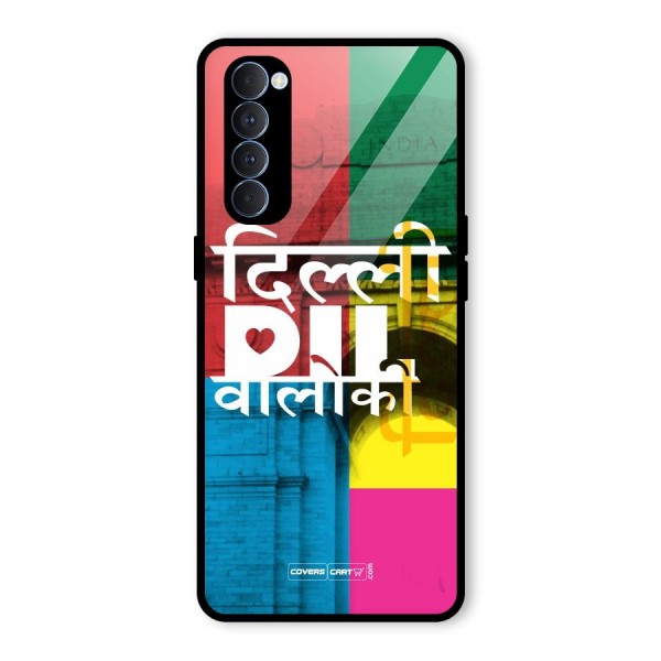 Delhi Citystyle Glass Back Case for Oppo Reno4 Pro