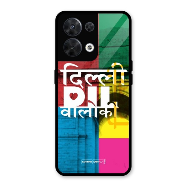 Delhi Citystyle Glass Back Case for Oppo Reno8 5G