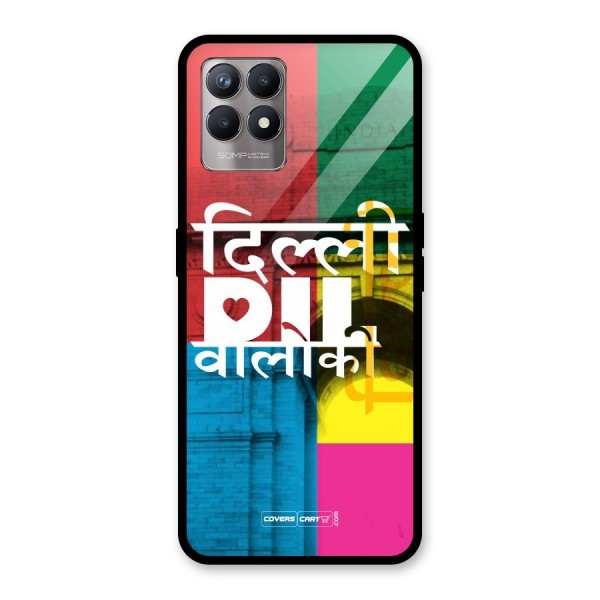 Delhi Citystyle Glass Back Case for Realme 8i