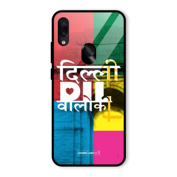 Delhi Citystyle Glass Back Case for Redmi Note 7