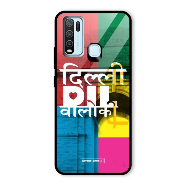 Delhi Citystyle Glass Back Case for Vivo Y30