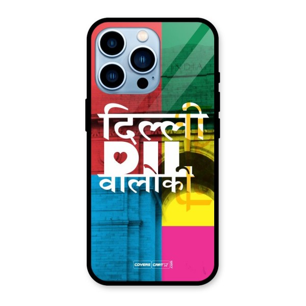 Delhi Citystyle Glass Back Case for iPhone 13 Pro