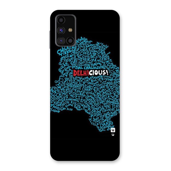 Delhicious Back Case for Galaxy M31s