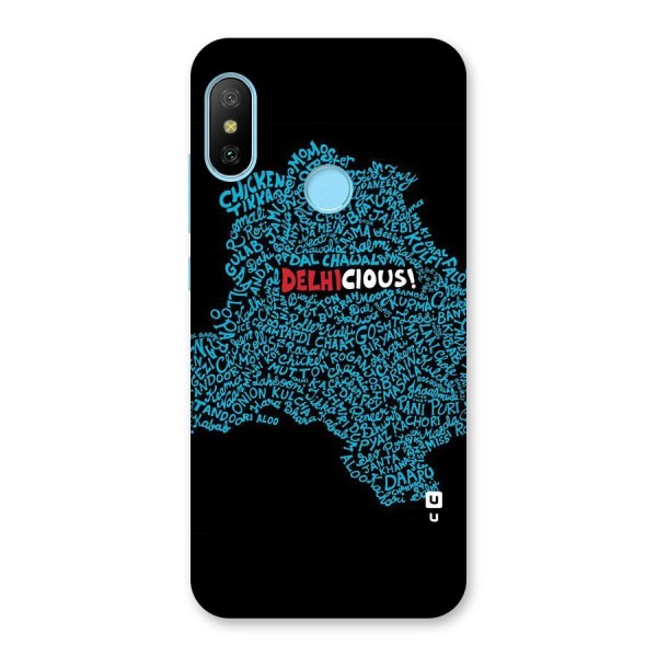 Delhicious Back Case for Redmi 6 Pro