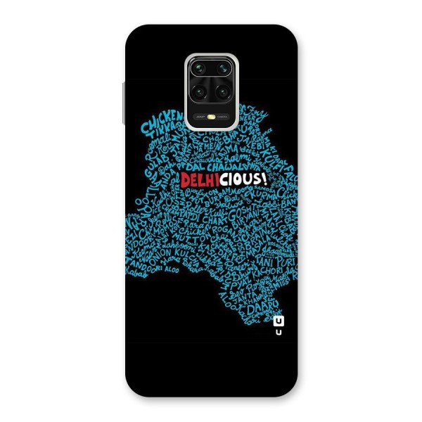 Delhicious Back Case for Redmi Note 9 Pro Max