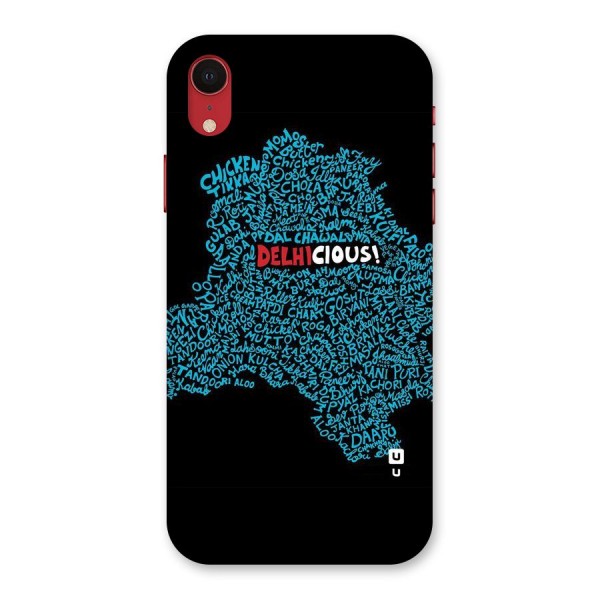 Delhicious Back Case for iPhone XR