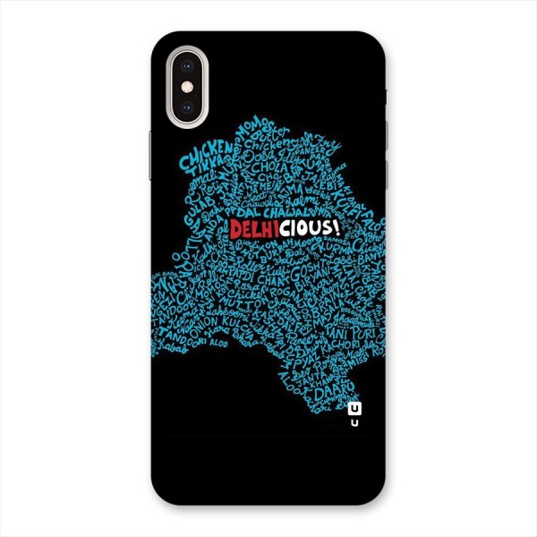 Delhicious Back Case for iPhone XS Max