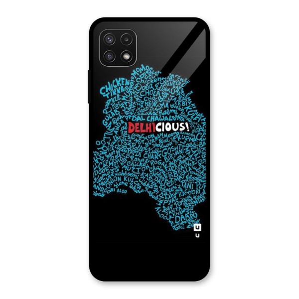 Delhicious Glass Back Case for Galaxy A22 5G