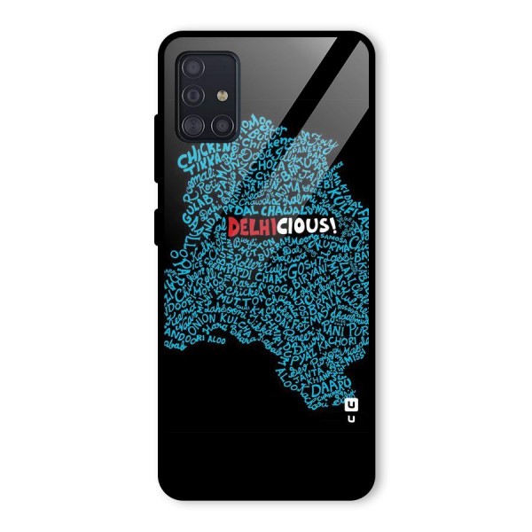 Delhicious Glass Back Case for Galaxy A51