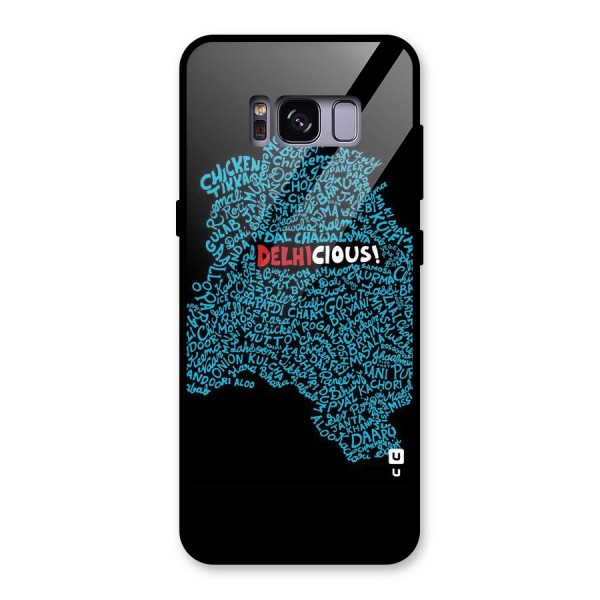 Delhicious Glass Back Case for Galaxy S8