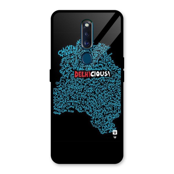 Delhicious Glass Back Case for Oppo F11 Pro