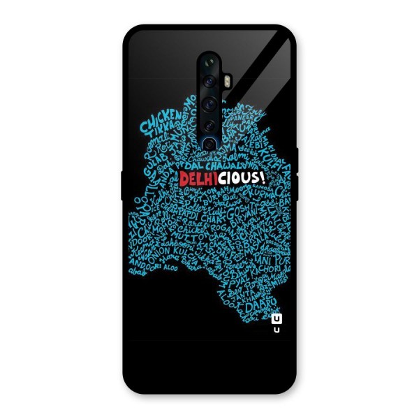 Delhicious Glass Back Case for Oppo Reno2 Z