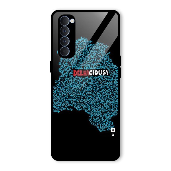 Delhicious Glass Back Case for Oppo Reno4 Pro