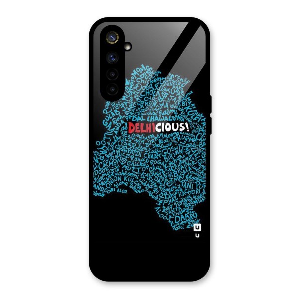 Delhicious Glass Back Case for Realme 6