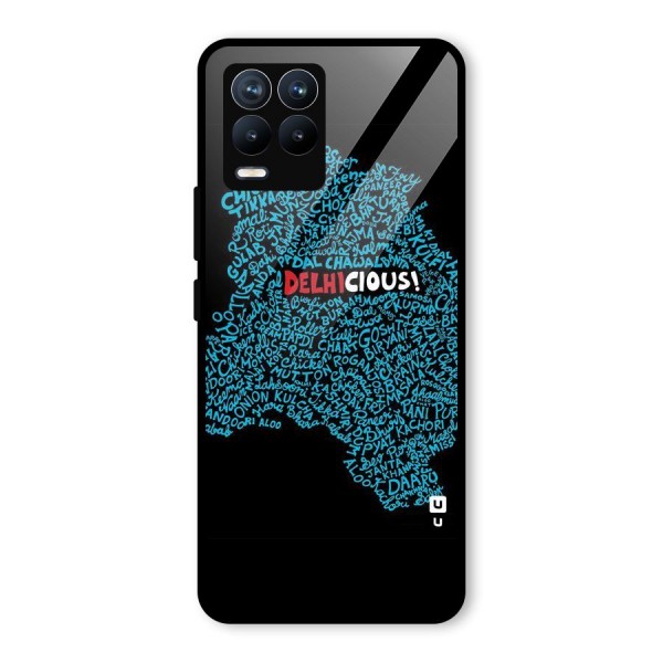 Delhicious Glass Back Case for Realme 8 Pro