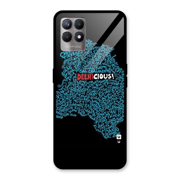 Delhicious Glass Back Case for Realme 8i