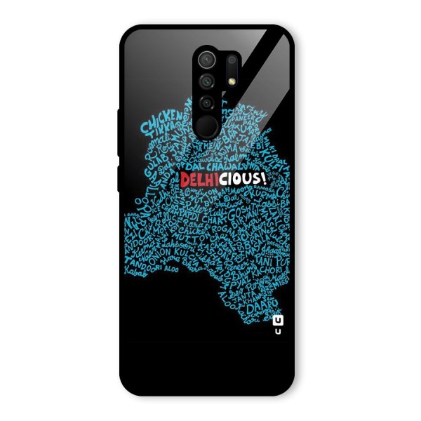 Delhicious Glass Back Case for Redmi 9 Prime