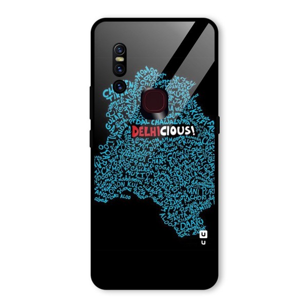 Delhicious Glass Back Case for Vivo V15