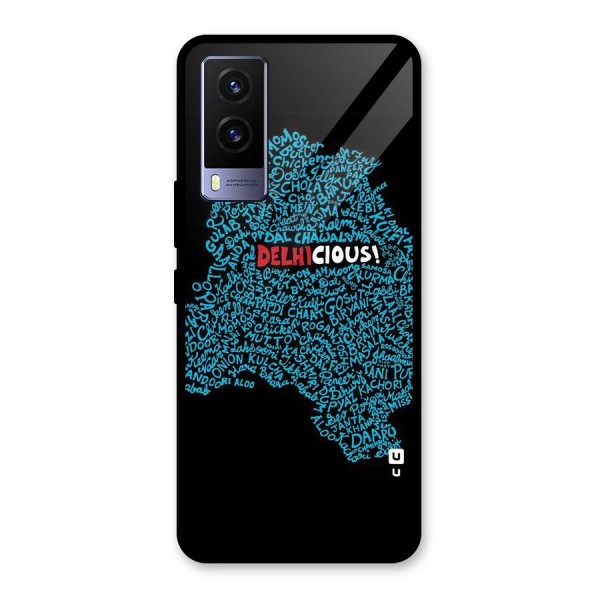 Delhicious Glass Back Case for Vivo V21e 5G