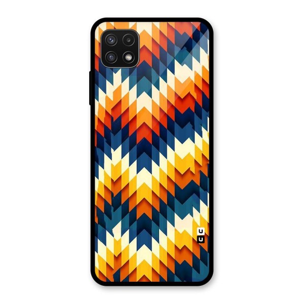 Delightful Design Glass Back Case for Galaxy A22 5G