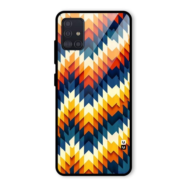 Delightful Design Glass Back Case for Galaxy A51